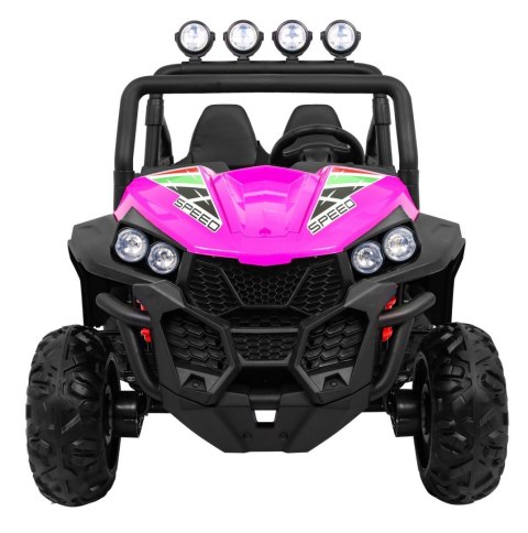 Terenowe Grand Buggy Lift dla dzieci Różowy + Napęd 4x4 + Pilot + Bagażnik + Radio MP3 + LED Terenowe Grand Buggy Lift dla dzieci Różowy + Napęd 4x4 + Pilot + Bagażnik + Radio MP3 + LED