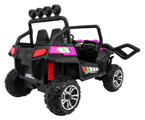 Terenowe Grand Buggy Lift dla dzieci Różowy + Napęd 4x4 + Pilot + Bagażnik + Radio MP3 + LED Terenowe Grand Buggy Lift dla dzieci Różowy + Napęd 4x4 + Pilot + Bagażnik + Radio MP3 + LED