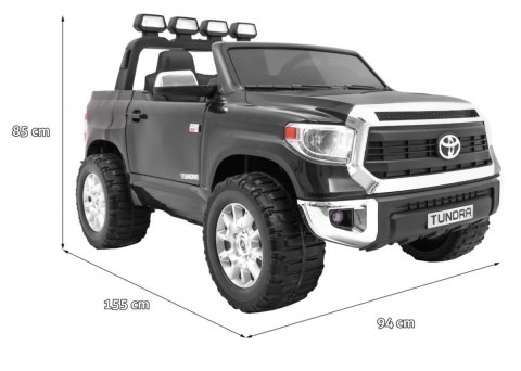 Toyota Tundra XXL dla dzieci Czarny + Pilot + Bagażnik + LED + Audio + EVA + Wolny Start Toyota Tundra XXL dla dzieci Czarny + Pilot + Bagażnik + LED + Audio + EVA + Wolny Start