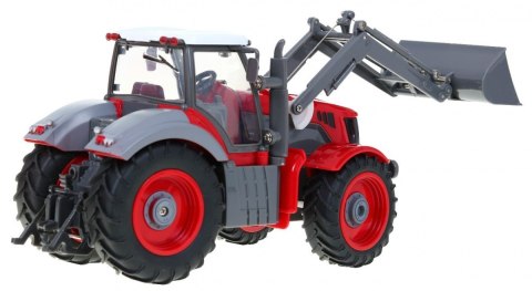 Traktor z koparką i przyczepą dla dzieci 3+ Zdalnie sterowany + Ruchome elementy Czerwono-zielony Traktor z koparką i przyczepą dla dzieci 3+ Zdalnie sterowany + Ruchome elementy Czerwono-zielony