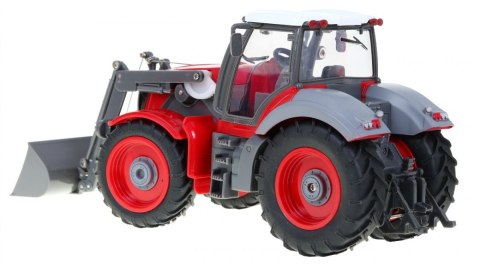 Traktor z koparką i przyczepą dla dzieci 3+ Zdalnie sterowany + Ruchome elementy Czerwono-zielony Traktor z koparką i przyczepą dla dzieci 3+ Zdalnie sterowany + Ruchome elementy Czerwono-zielony