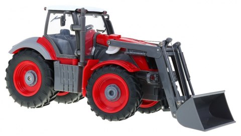 Traktor z koparką i przyczepą dla dzieci 3+ Zdalnie sterowany + Ruchome elementy Czerwono-zielony Traktor z koparką i przyczepą dla dzieci 3+ Zdalnie sterowany + Ruchome elementy Czerwono-zielony