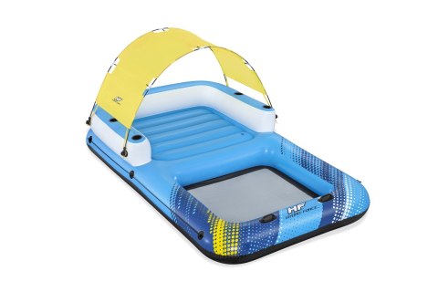Wyspa do pływania 4-osobowy Materac 305x186x58cm BESTWAY + Daszek + Siateczkowe dno Wyspa do pływania 4-osobowy Materac 305x186x58cm BESTWAY + Daszek + Siateczkowe dno
