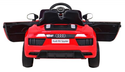 Audi R8 na akumulator dla dzieci Czerwony + Pilot + EVA + Wolny Start + MP3 LED Audi R8 na akumulator dla dzieci Czerwony + Pilot + EVA + Wolny Start + MP3 LED