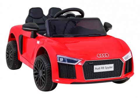Audi R8 na akumulator dla dzieci Czerwony + Pilot + EVA + Wolny Start + MP3 LED Audi R8 na akumulator dla dzieci Czerwony + Pilot + EVA + Wolny Start + MP3 LED
