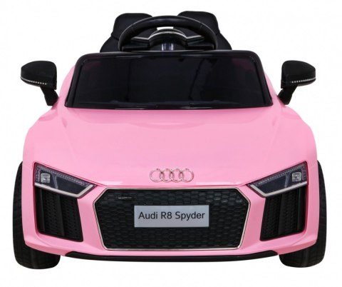 Audi R8 na akumulator dla dzieci Różowy + Pilot + EVA + Wolny Start + MP3 LED Audi R8 na akumulator dla dzieci Różowy + Pilot + EVA + Wolny Start + MP3 LED