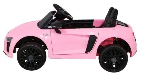 Audi R8 na akumulator dla dzieci Różowy + Pilot + EVA + Wolny Start + MP3 LED Audi R8 na akumulator dla dzieci Różowy + Pilot + EVA + Wolny Start + MP3 LED