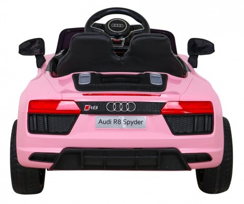 Audi R8 na akumulator dla dzieci Różowy + Pilot + EVA + Wolny Start + MP3 LED Audi R8 na akumulator dla dzieci Różowy + Pilot + EVA + Wolny Start + MP3 LED