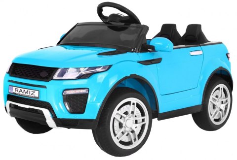 Autko Rapid Racer elektryczne dla dzieci Niebieski + Pilot + Wolny Start + EVA + MP3 LED Autko Rapid Racer elektryczne dla dzieci Niebieski + Pilot + Wolny Start + EVA + MP3 LED