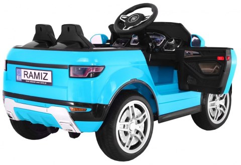 Autko Rapid Racer elektryczne dla dzieci Niebieski + Pilot + Wolny Start + EVA + MP3 LED Autko Rapid Racer elektryczne dla dzieci Niebieski + Pilot + Wolny Start + EVA + MP3 LED