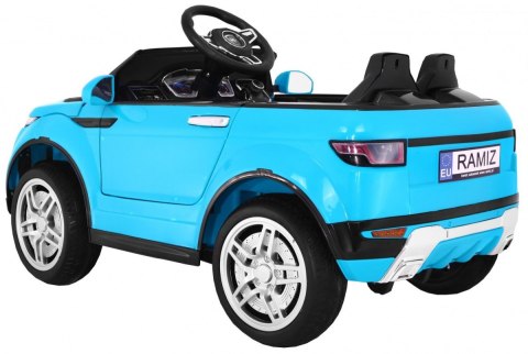 Autko Rapid Racer elektryczne dla dzieci Niebieski + Pilot + Wolny Start + EVA + MP3 LED Autko Rapid Racer elektryczne dla dzieci Niebieski + Pilot + Wolny Start + EVA + MP3 LED