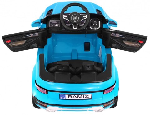Autko Rapid Racer elektryczne dla dzieci Niebieski + Pilot + Wolny Start + EVA + MP3 LED Autko Rapid Racer elektryczne dla dzieci Niebieski + Pilot + Wolny Start + EVA + MP3 LED