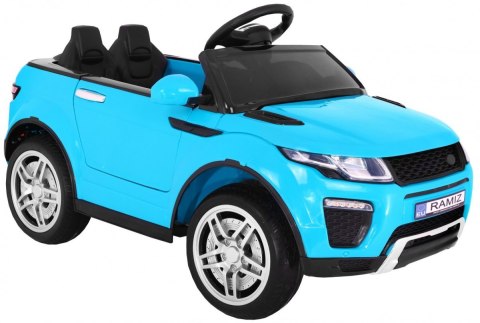 Autko Rapid Racer elektryczne dla dzieci Niebieski + Pilot + Wolny Start + EVA + MP3 LED Autko Rapid Racer elektryczne dla dzieci Niebieski + Pilot + Wolny Start + EVA + MP3 LED