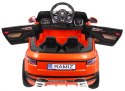 Autko Rapid Racer elektryczne dla dzieci Pomarańczowy + Pilot + Wolny Start + EVA + MP3 LED
