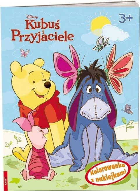 Kubuś i Przyjaciele. Kolorowanka z naklejkami Kubuś i Przyjaciele. Kolorowanka z naklejkami