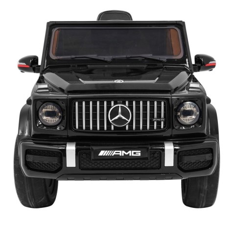 Mercedes AMG G63 dla dzieci Lakier Czarny + Pilot + MP3 LED + Wolny Start + EVA + Pasy Mercedes AMG G63 dla dzieci Lakier Czarny + Pilot + MP3 LED + Wolny Start + EVA + Pasy