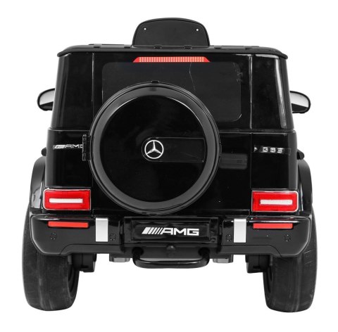 Mercedes AMG G63 dla dzieci Lakier Czarny + Pilot + MP3 LED + Wolny Start + EVA + Pasy Mercedes AMG G63 dla dzieci Lakier Czarny + Pilot + MP3 LED + Wolny Start + EVA + Pasy