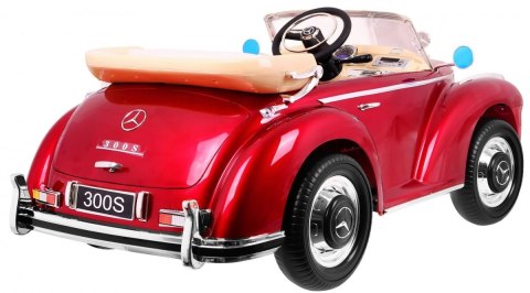 Mercedes Benz 300S Retro dla dzieci Lakier Czerwony + Pilot + EVA + Wolny Start + LED MP3 Mercedes Benz 300S Retro dla dzieci Lakier Czerwony + Pilot + EVA + Wolny Start + LED MP3