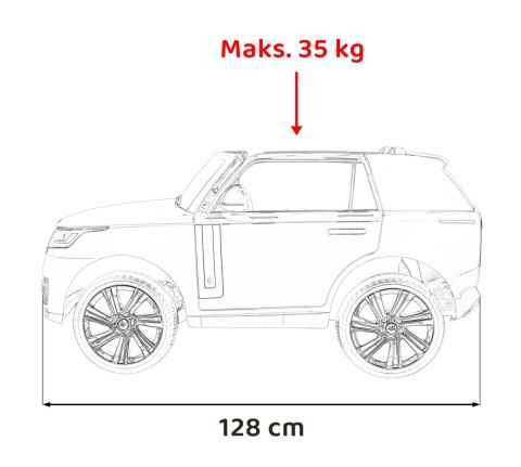 Pojazd Range Rover SUV Lift Biały Pojazd Range Rover SUV Lift Biały