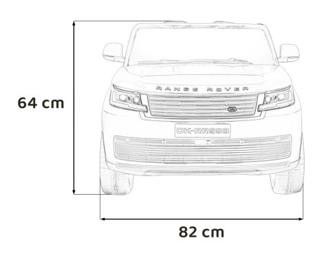 Pojazd Range Rover SUV Lift Czerwony Pojazd Range Rover SUV Lift Czerwony