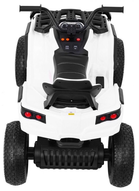 Quad ATV Air na akumulator dla dzieci Biały + Koła pompowane + Radio MP3 + Wolny Start Quad ATV Air na akumulator dla dzieci Biały + Koła pompowane + Radio MP3 + Wolny Start
