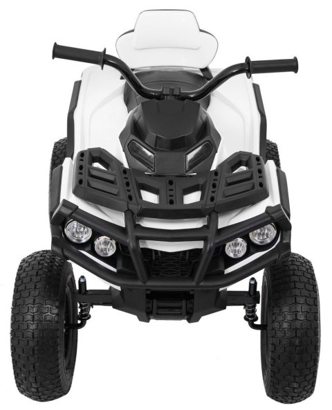Quad ATV Air na akumulator dla dzieci Biały + Koła pompowane + Radio MP3 + Wolny Start Quad ATV Air na akumulator dla dzieci Biały + Koła pompowane + Radio MP3 + Wolny Start