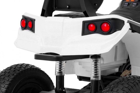 Quad ATV Air na akumulator dla dzieci Biały + Koła pompowane + Radio MP3 + Wolny Start Quad ATV Air na akumulator dla dzieci Biały + Koła pompowane + Radio MP3 + Wolny Start