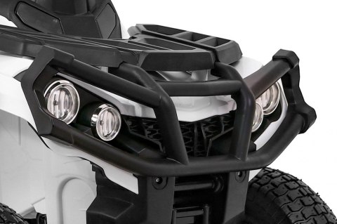 Quad ATV Air na akumulator dla dzieci Biały + Koła pompowane + Radio MP3 + Wolny Start Quad ATV Air na akumulator dla dzieci Biały + Koła pompowane + Radio MP3 + Wolny Start