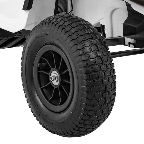Quad ATV Air na akumulator dla dzieci Biały + Koła pompowane + Radio MP3 + Wolny Start Quad ATV Air na akumulator dla dzieci Biały + Koła pompowane + Radio MP3 + Wolny Start