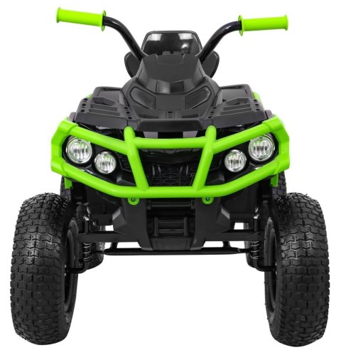 Quad ATV Air na akumulator dla dzieci Czarno-zielony + Koła pompowane + Radio MP3 + Wolny Start Quad ATV Air na akumulator dla dzieci Czarno-zielony + Koła pompowane + Radio MP3 + Wolny Start