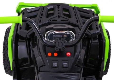 Quad ATV Air na akumulator dla dzieci Czarno-zielony + Koła pompowane + Radio MP3 + Wolny Start Quad ATV Air na akumulator dla dzieci Czarno-zielony + Koła pompowane + Radio MP3 + Wolny Start