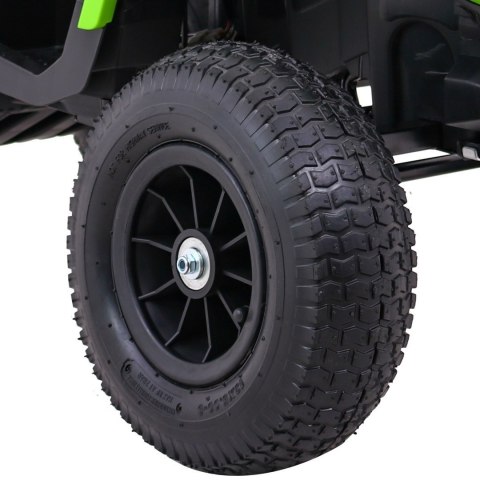 Quad ATV Air na akumulator dla dzieci Czarno-zielony + Koła pompowane + Radio MP3 + Wolny Start Quad ATV Air na akumulator dla dzieci Czarno-zielony + Koła pompowane + Radio MP3 + Wolny Start