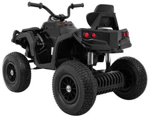 Quad ATV Air na akumulator dla dzieci Czarny + Koła pompowane + Radio MP3 + Wolny Start Quad ATV Air na akumulator dla dzieci Czarny + Koła pompowane + Radio MP3 + Wolny Start