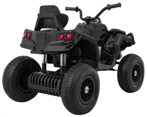 Quad ATV Air na akumulator dla dzieci Czarny + Koła pompowane + Radio MP3 + Wolny Start Quad ATV Air na akumulator dla dzieci Czarny + Koła pompowane + Radio MP3 + Wolny Start