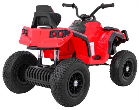 Quad ATV Air na akumulator dla dzieci Czerwony+ Koła pompowane + Radio MP3 + Wolny Start Quad ATV Air na akumulator dla dzieci Czerwony+ Koła pompowane + Radio MP3 + Wolny Start