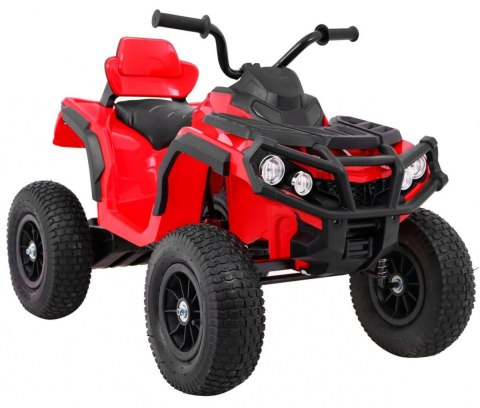 Quad ATV Air na akumulator dla dzieci Czerwony+ Koła pompowane + Radio MP3 + Wolny Start Quad ATV Air na akumulator dla dzieci Czerwony+ Koła pompowane + Radio MP3 + Wolny Start