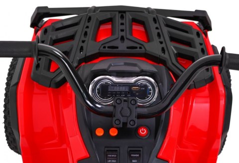 Quad ATV Air na akumulator dla dzieci Czerwony+ Koła pompowane + Radio MP3 + Wolny Start Quad ATV Air na akumulator dla dzieci Czerwony+ Koła pompowane + Radio MP3 + Wolny Start