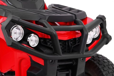 Quad ATV Air na akumulator dla dzieci Czerwony+ Koła pompowane + Radio MP3 + Wolny Start Quad ATV Air na akumulator dla dzieci Czerwony+ Koła pompowane + Radio MP3 + Wolny Start