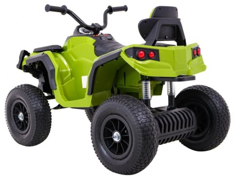 Quad ATV Air na akumulator dla dzieci Zielony + Koła pompowane + Radio MP3 + Wolny Start Quad ATV Air na akumulator dla dzieci Zielony + Koła pompowane + Radio MP3 + Wolny Start