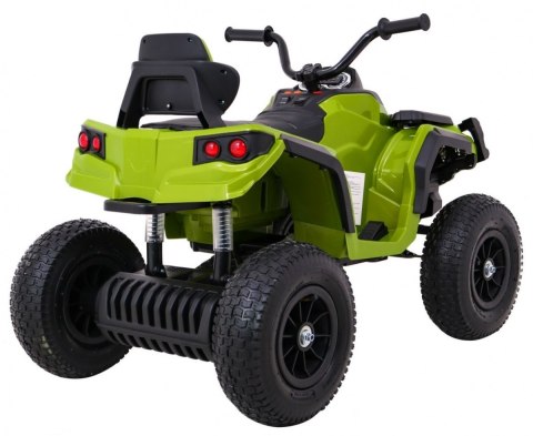 Quad ATV Air na akumulator dla dzieci Zielony + Koła pompowane + Radio MP3 + Wolny Start Quad ATV Air na akumulator dla dzieci Zielony + Koła pompowane + Radio MP3 + Wolny Start