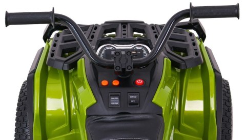 Quad ATV Air na akumulator dla dzieci Zielony + Koła pompowane + Radio MP3 + Wolny Start Quad ATV Air na akumulator dla dzieci Zielony + Koła pompowane + Radio MP3 + Wolny Start
