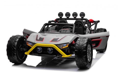 Auto Buggy Racing 5 na akumulator dla dzieci +3. Szary + Silniki 2x200W + Pilot + Wolny Start Auto Buggy Racing 5 na akumulator dla dzieci +3. Szary + Silniki 2x200W + Pilot + Wolny Start