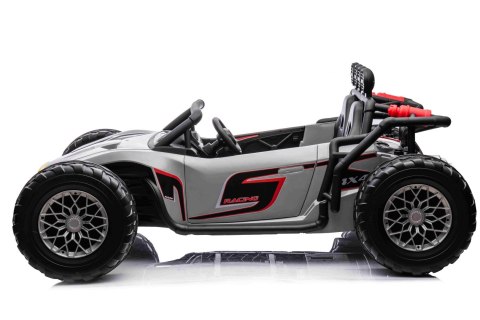 Auto Buggy Racing 5 na akumulator dla dzieci +3. Szary + Silniki 2x200W + Pilot + Wolny Start Auto Buggy Racing 5 na akumulator dla dzieci +3. Szary + Silniki 2x200W + Pilot + Wolny Start