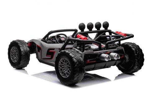 Auto Buggy Racing 5 na akumulator dla dzieci +3. Szary + Silniki 2x200W + Pilot + Wolny Start Auto Buggy Racing 5 na akumulator dla dzieci +3. Szary + Silniki 2x200W + Pilot + Wolny Start