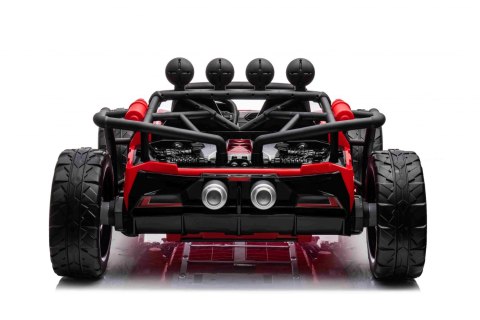 Auto Buggy Racing 5 na akumulator dla dzieci Czerwony + Silniki 2x200W + Pilot + Audio LED + Wolny Start Auto Buggy Racing 5 na akumulator dla dzieci Czerwony + Silniki 2x200W + Pilot + Audio LED + Wolny Start