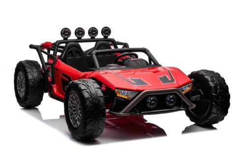 Auto Buggy Racing 5 na akumulator dla dzieci Czerwony + Silniki 2x200W + Pilot + Audio LED + Wolny Start Auto Buggy Racing 5 na akumulator dla dzieci Czerwony + Silniki 2x200W + Pilot + Audio LED + Wolny Start