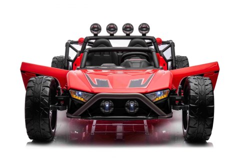 Auto Buggy Racing 5 na akumulator dla dzieci Czerwony + Silniki 2x200W + Pilot + Audio LED + Wolny Start Auto Buggy Racing 5 na akumulator dla dzieci Czerwony + Silniki 2x200W + Pilot + Audio LED + Wolny Start