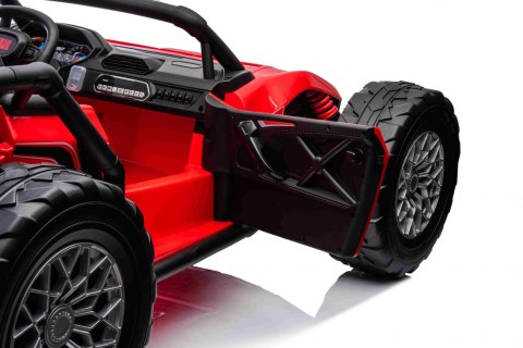 Auto Buggy Racing 5 na akumulator dla dzieci Czerwony + Silniki 2x200W + Pilot + Audio LED + Wolny Start Auto Buggy Racing 5 na akumulator dla dzieci Czerwony + Silniki 2x200W + Pilot + Audio LED + Wolny Start