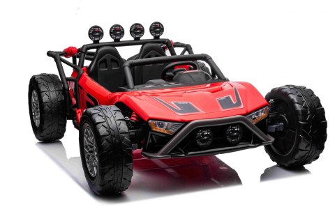 Auto Buggy Racing 5 na akumulator dla dzieci Czerwony + Silniki 2x200W + Pilot + Audio LED + Wolny Start Auto Buggy Racing 5 na akumulator dla dzieci Czerwony + Silniki 2x200W + Pilot + Audio LED + Wolny Start