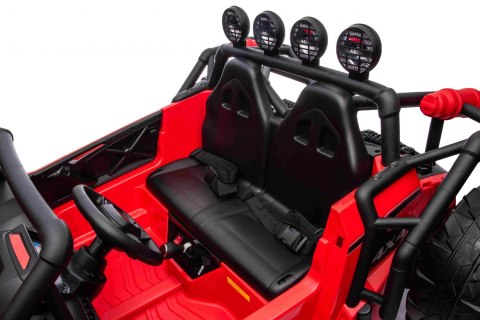 Auto Buggy Racing 5 na akumulator dla dzieci Czerwony + Silniki 2x200W + Pilot + Audio LED + Wolny Start Auto Buggy Racing 5 na akumulator dla dzieci Czerwony + Silniki 2x200W + Pilot + Audio LED + Wolny Start
